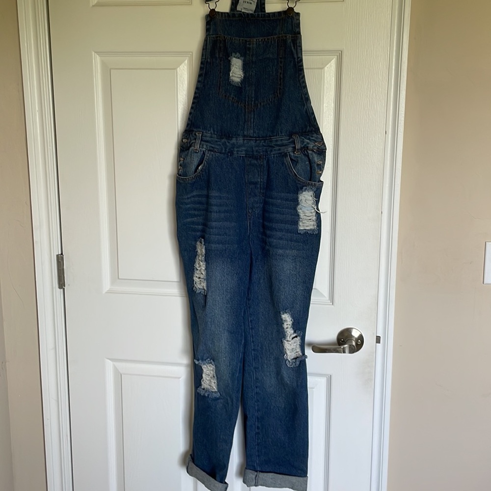 Distressed Overalls